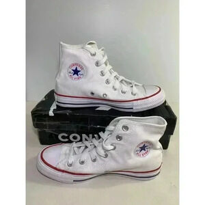 .2007 Converse All Star High Top White/White-US 4 Mens, 6 Womens